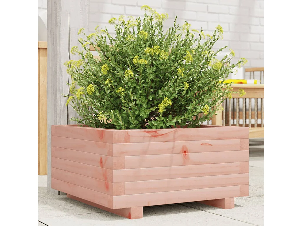 Pflanzkübel 50x50x26,5 cm Massivholz Douglasie