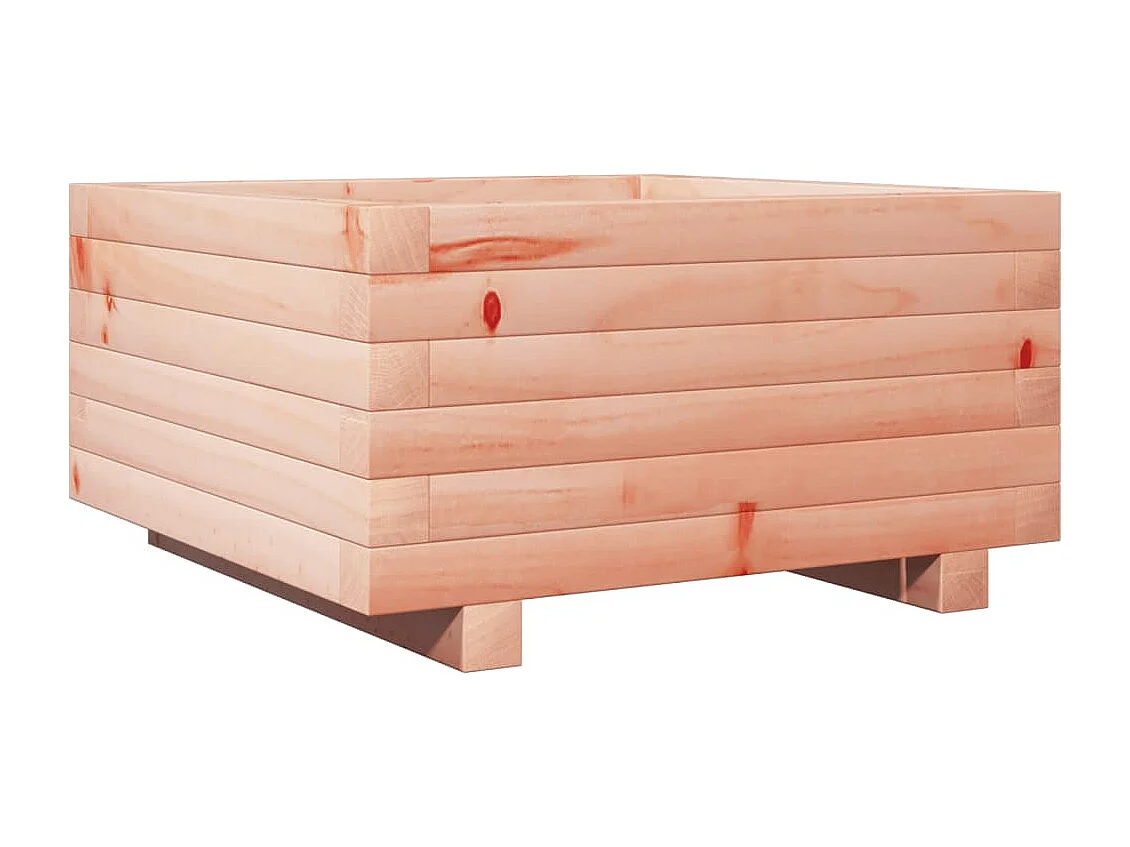 Pflanzkübel 50x50x26,5 cm Massivholz Douglasie