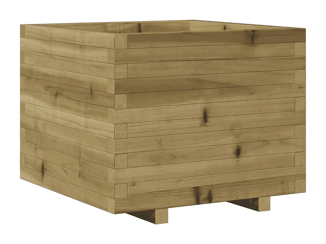 Jardinière 60x60x49,5 cm bois de pin imprégné