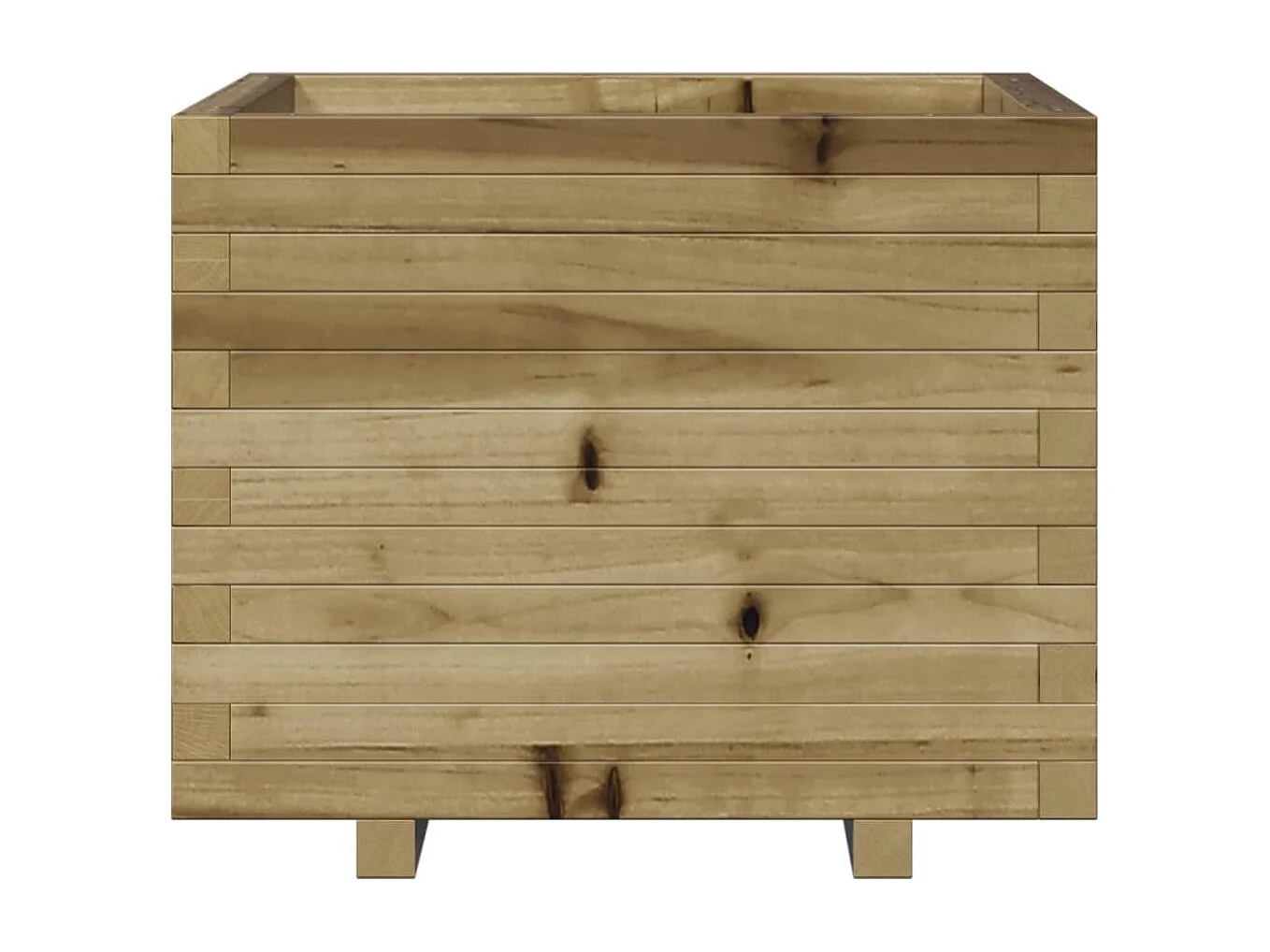 Jardinière 60x60x49,5 cm bois de pin imprégné