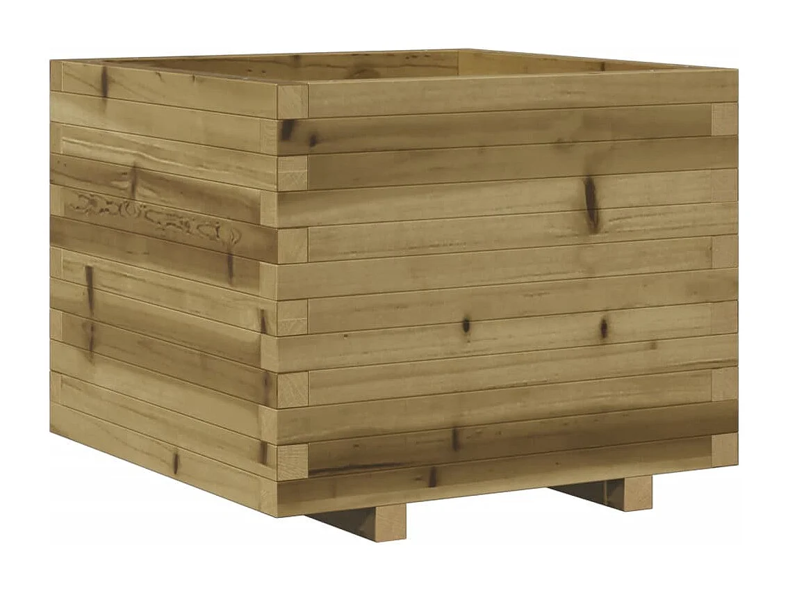 Jardinière 60x60x49,5 cm bois de pin imprégné