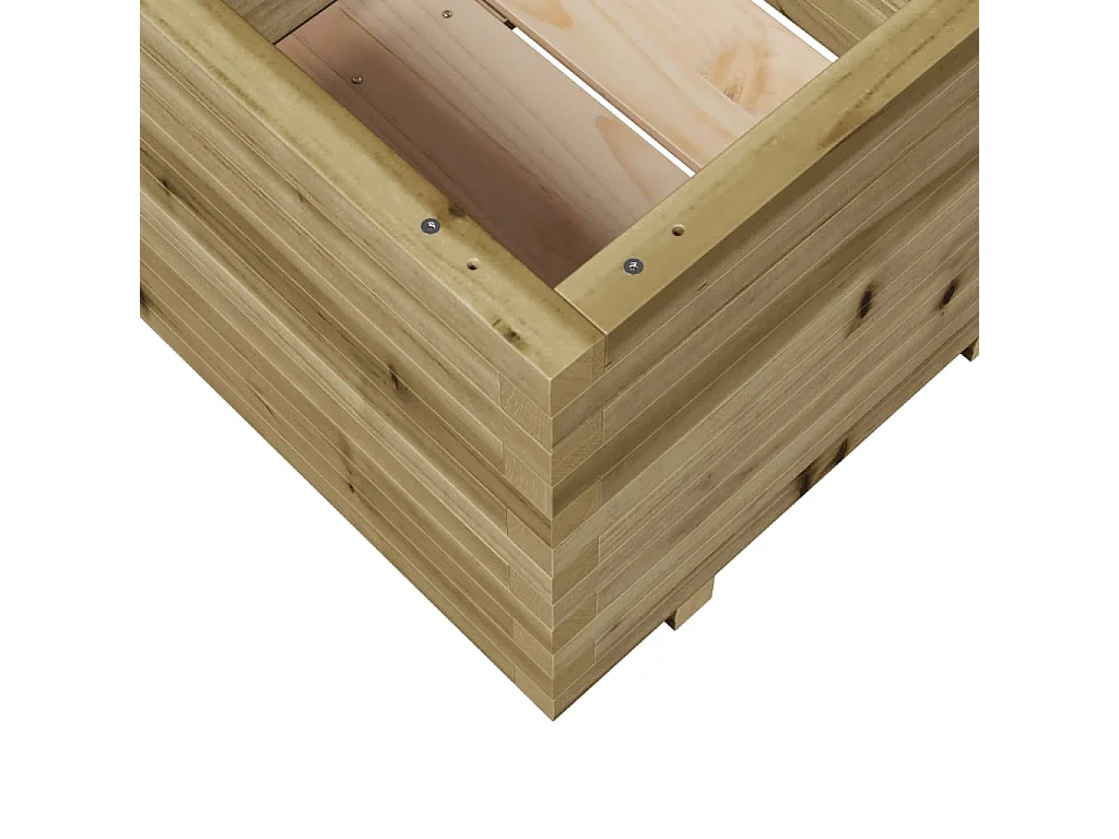 Jardinière 60x60x49,5 cm bois de pin imprégné