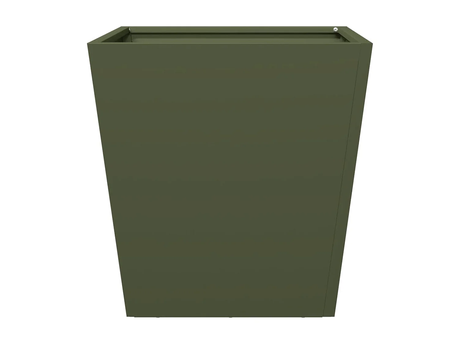 Jardinière vert olive 40x40x40 cm acier