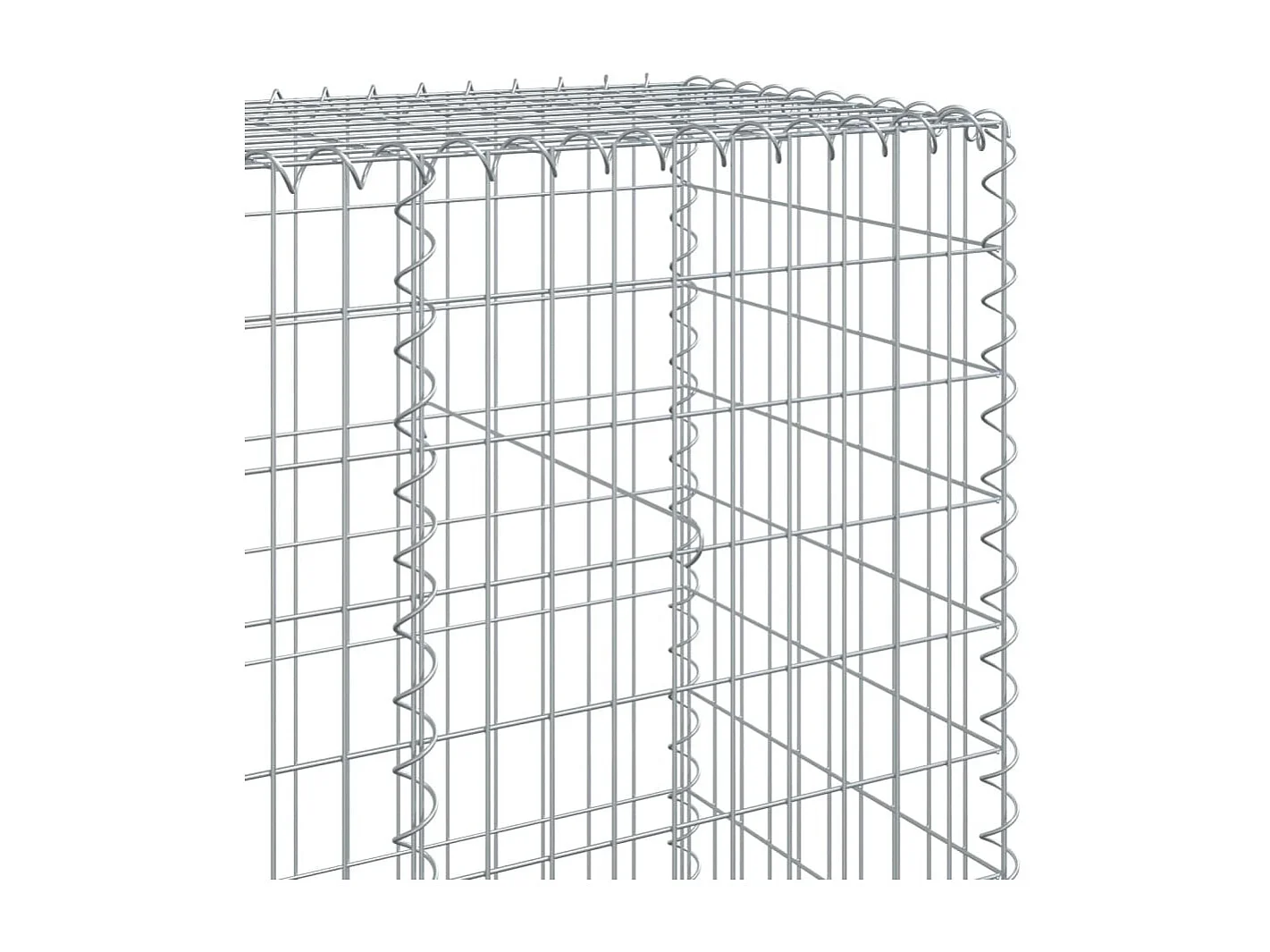Cesto gabião com cobertura 1200x50x200 cm ferro galvanizado