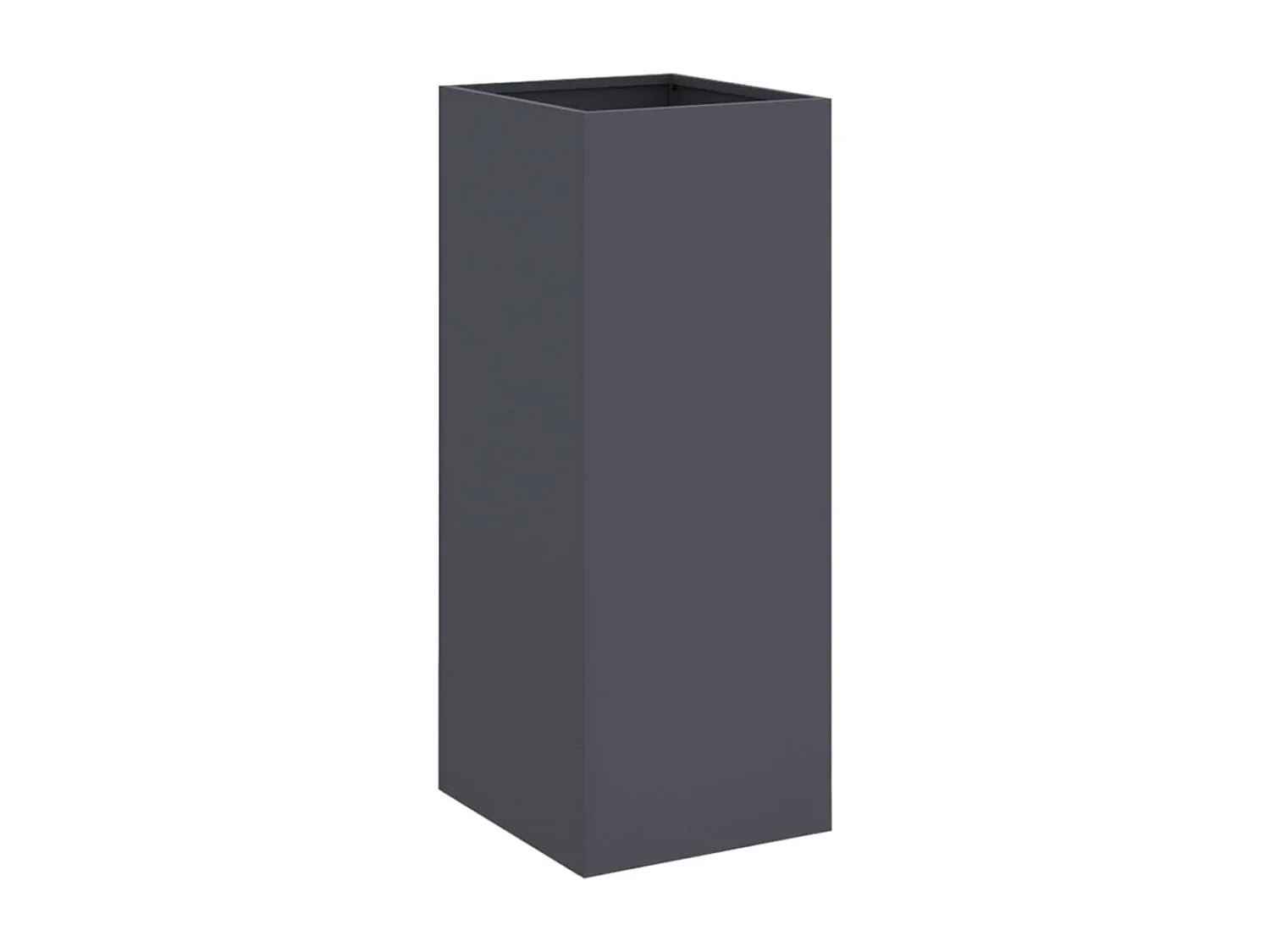 Plantenbak 32x29x75 cm staal antracietkleurig