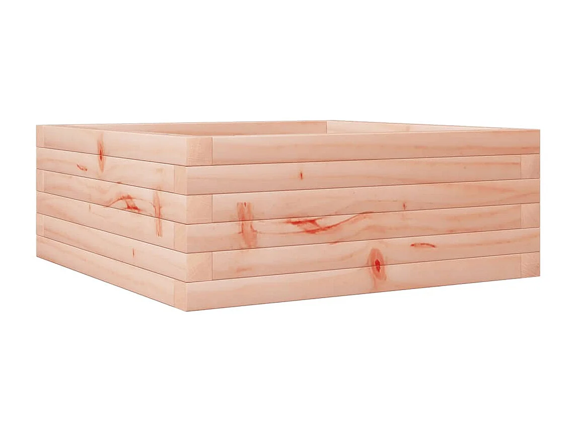 Jardinière 60x60x23 cm bois massif douglas