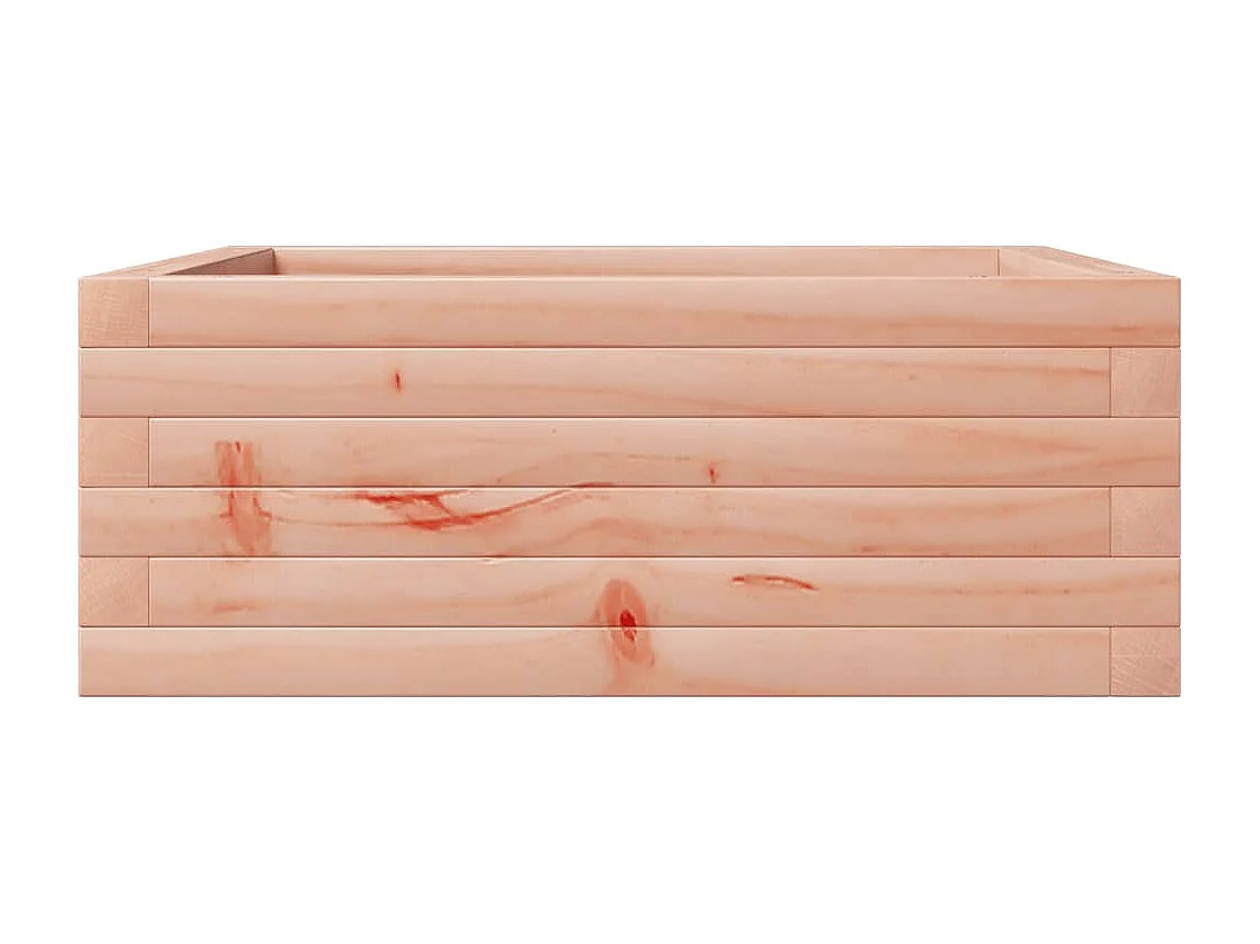 Jardinière 60x60x23 cm bois massif douglas