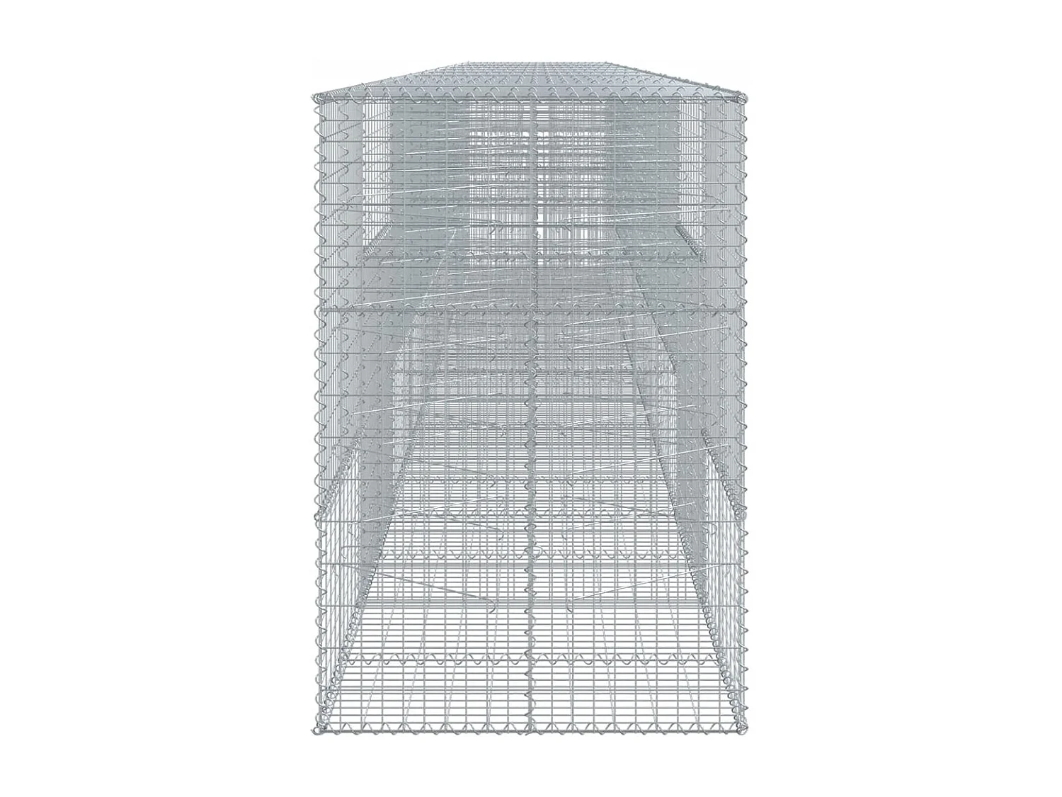 Panier gabion avec couvercle 900x100x150 cm fer galvanisé