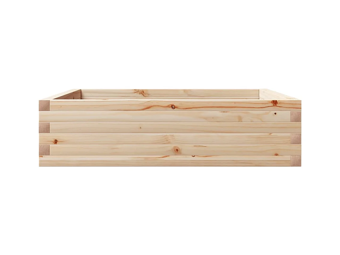 Plantenbak 90x90x23 cm massief grenenhout