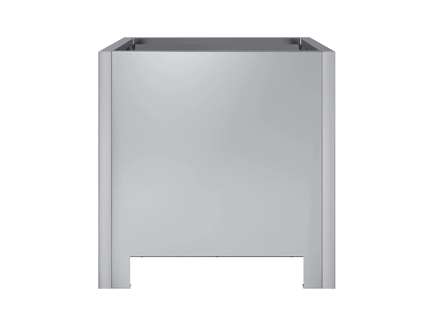 Jardinière 30x30x30 cm acier galvanisé