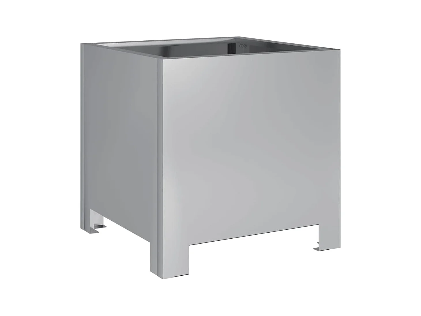 Jardinière 30x30x30 cm acier galvanisé