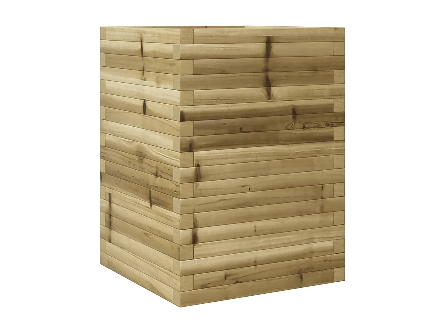 Fioriera da Giardino 50x50x68,5 cm in Legno di Pino Impregnato