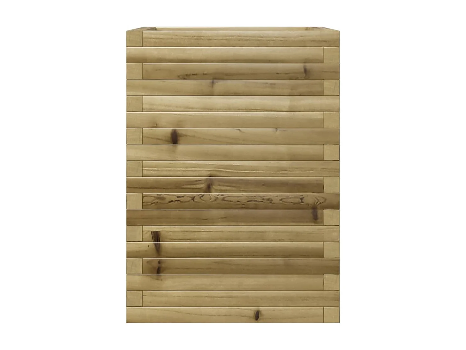 Fioriera da Giardino 50x50x68,5 cm in Legno di Pino Impregnato