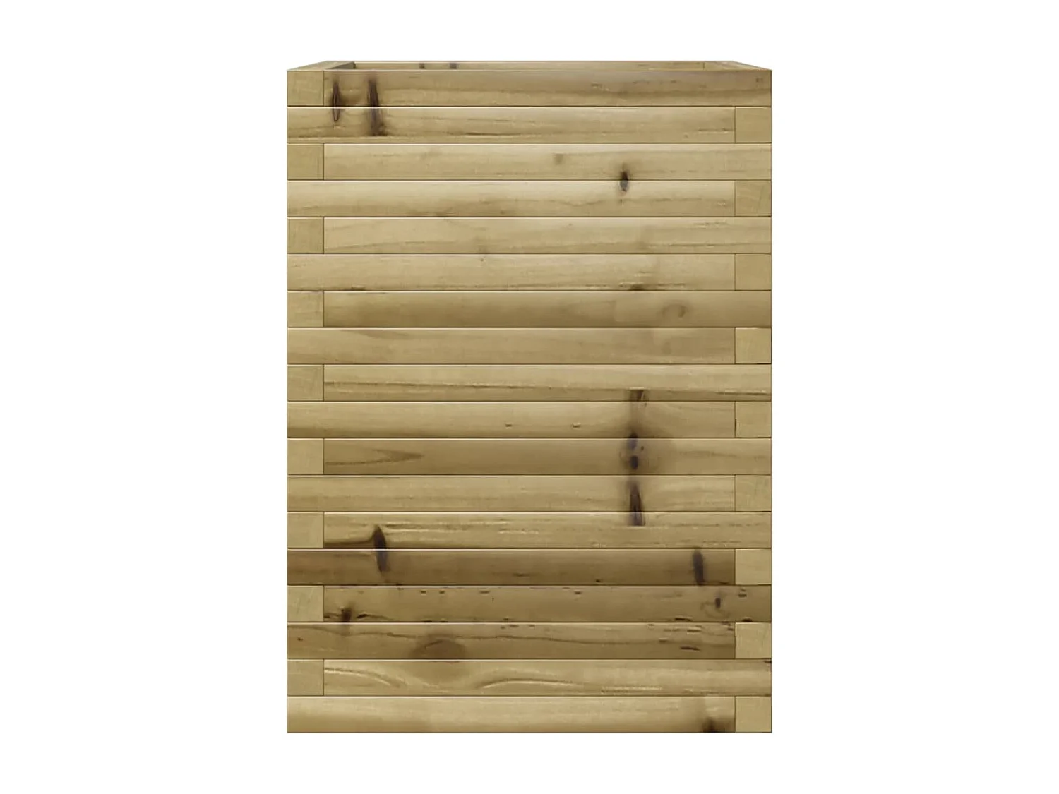 Jardinière 50x50x68,5 cm bois de pin imprégné