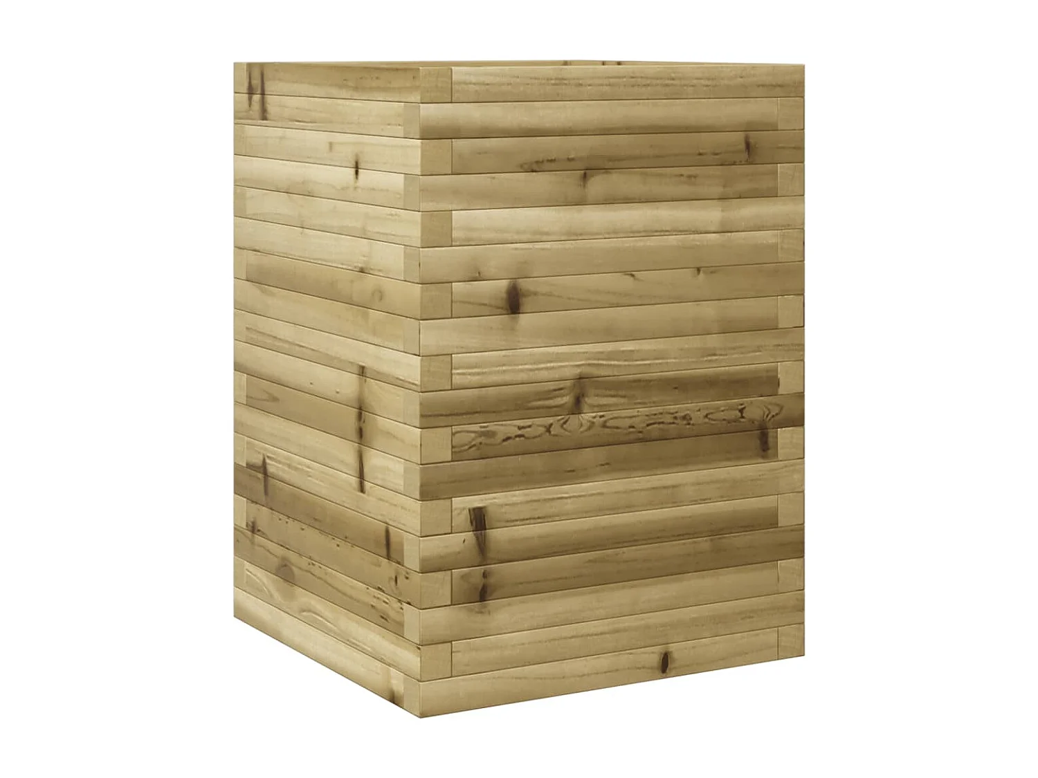 Jardinière 50x50x68,5 cm bois de pin imprégné