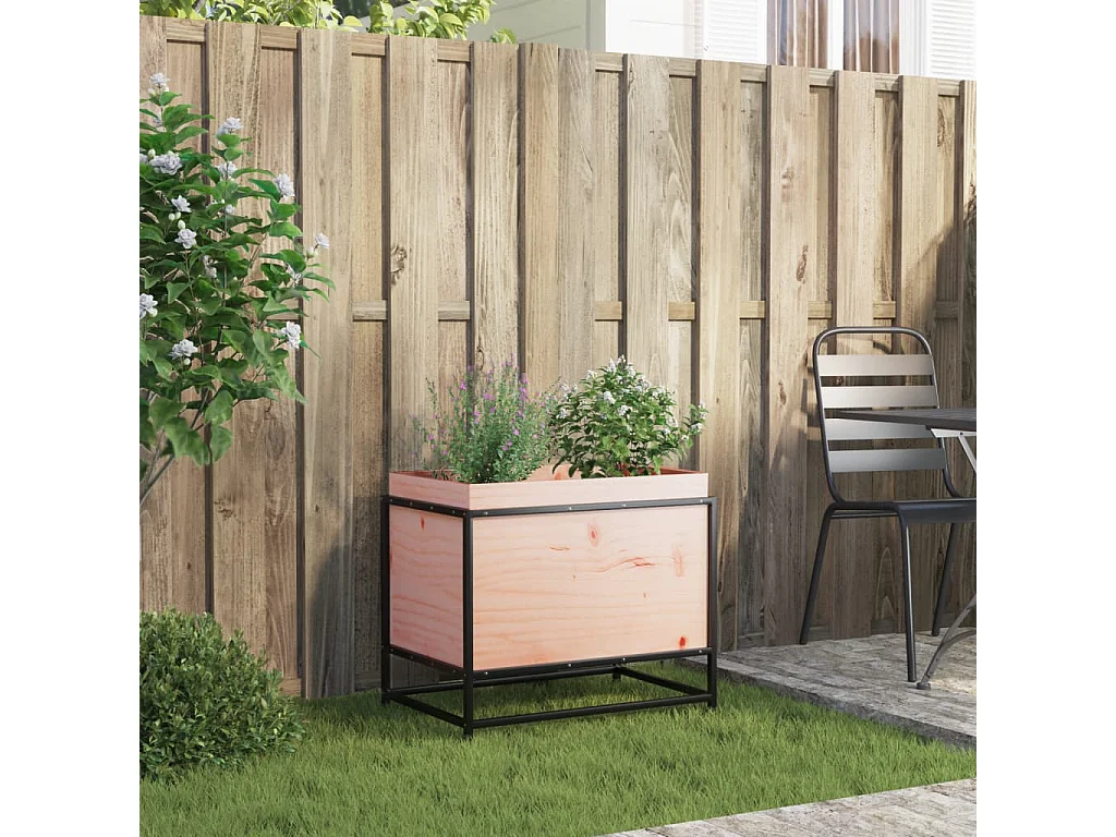 Jardinière 60x40x50 cm bois massif de douglas