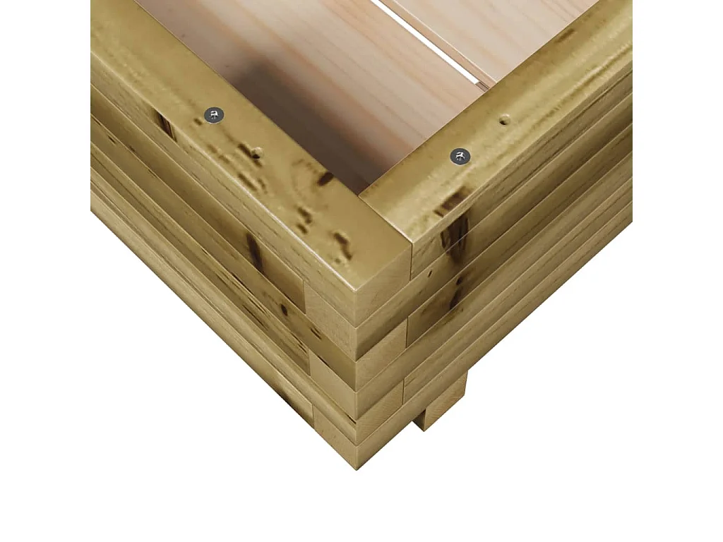 Pflanzkübel 50x50x26,5 cm Kiefernholz Imprägniert