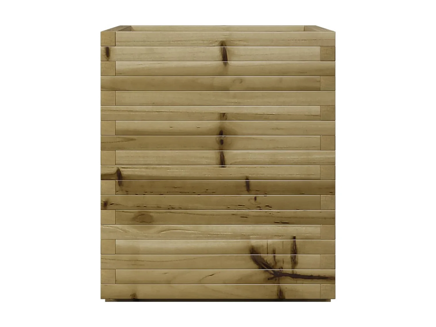 Jardinière 60x60x72 cm bois de pin imprégné