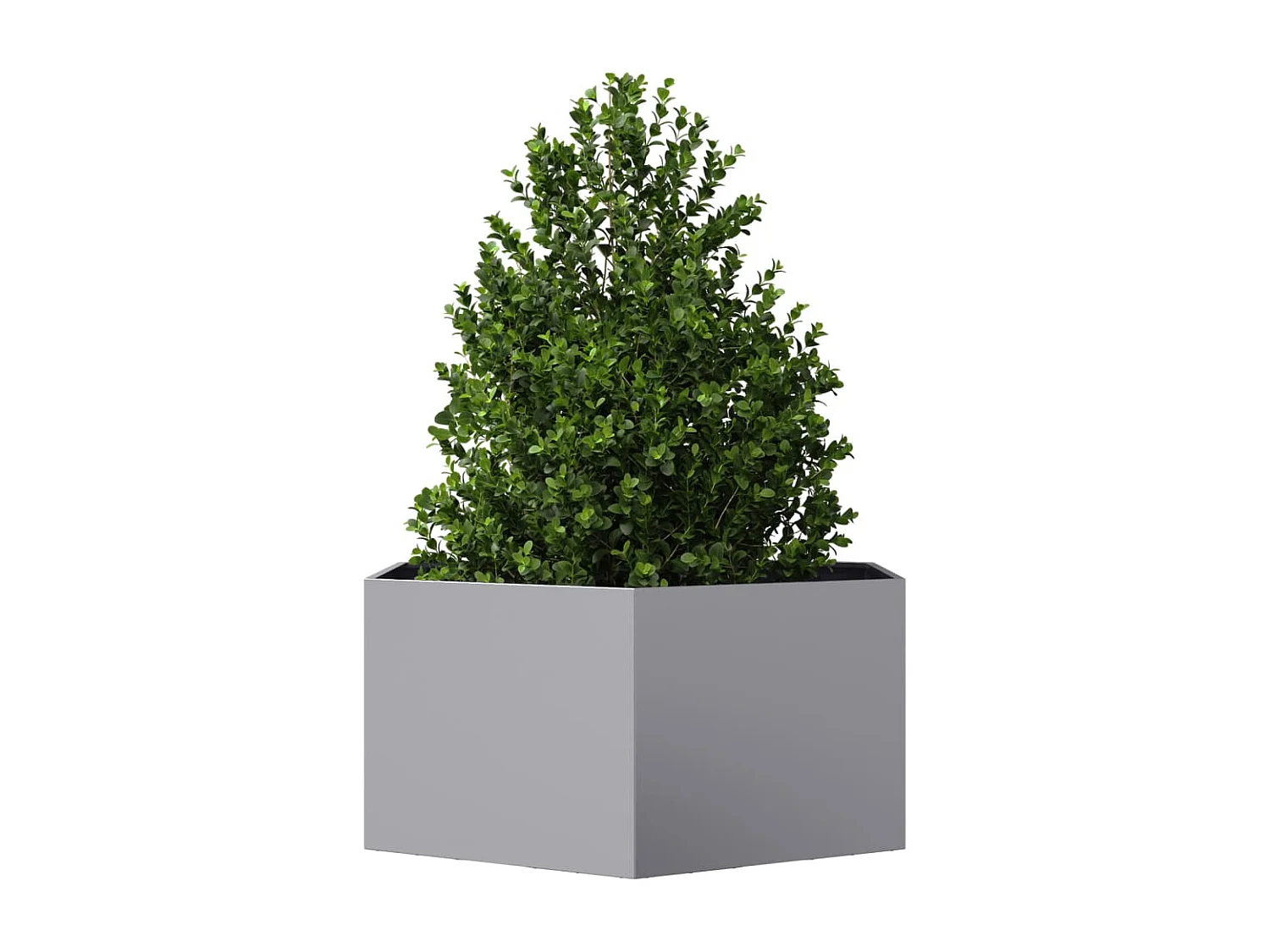 Jardinière hexagone 104x90x45 cm acier galvanisé