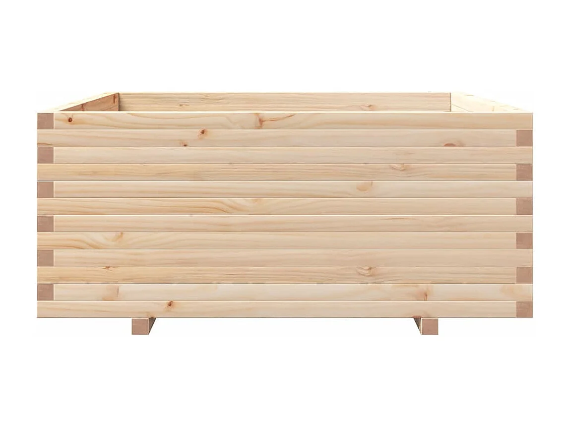 Plantenbak 110x110x49,5 cm massief grenenhout