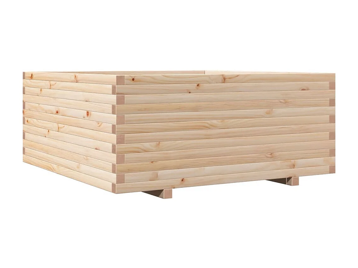 Plantenbak 110x110x49,5 cm massief grenenhout
