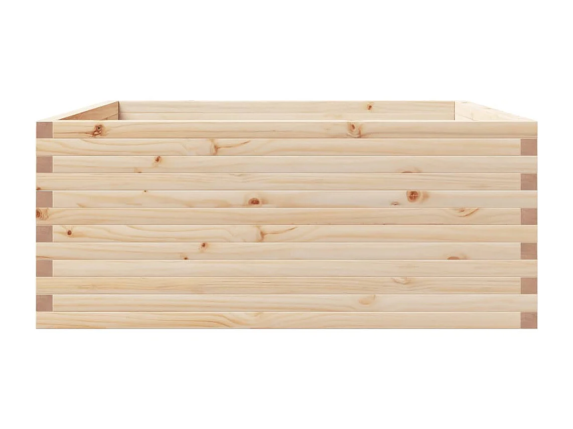 Jardinière 110x110x49,5 cm bois de pin massif