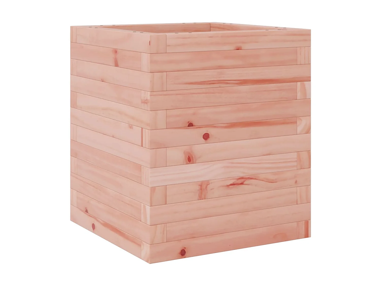 Fioriera da Giardino 40x40x46 cm in Legno Massello di Douglas