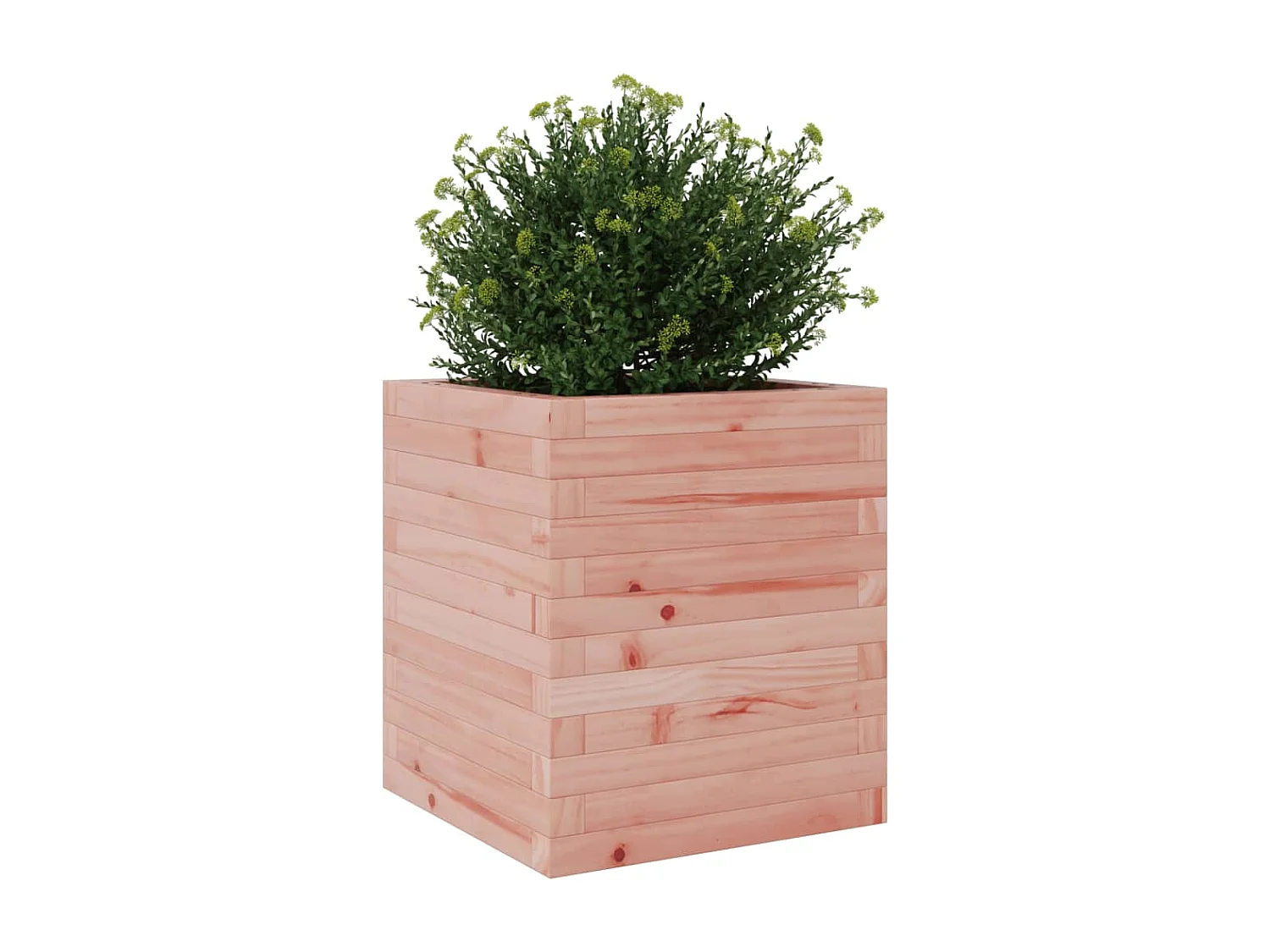 Fioriera da Giardino 40x40x46 cm in Legno Massello di Douglas