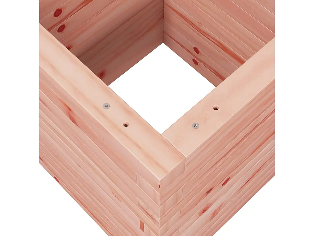 Fioriera da Giardino 40x40x46 cm in Legno Massello di Douglas