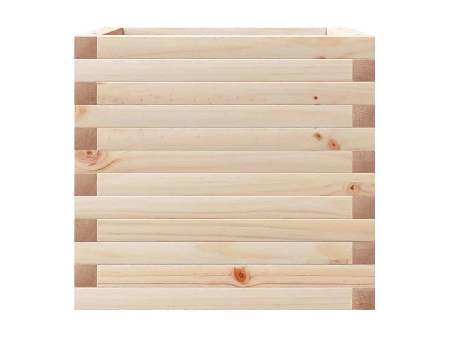 Jardinière 50x50x45,5 cm bois de pin massif