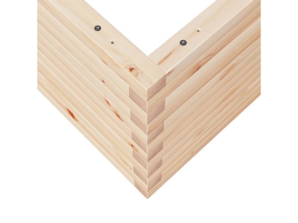 Plantenbak 50x50x45,5 cm massief grenenhout