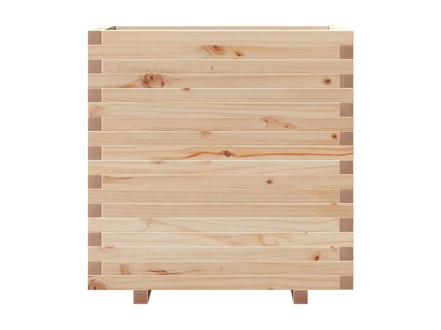 Jardinière 70x40x72 cm bois de pin massif