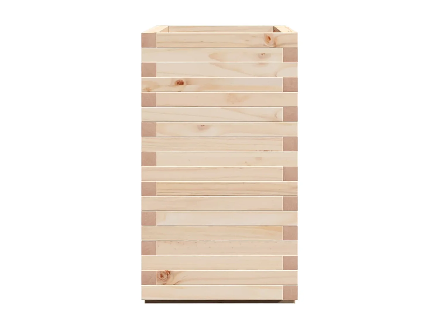 Jardinière 70x40x72 cm bois de pin massif