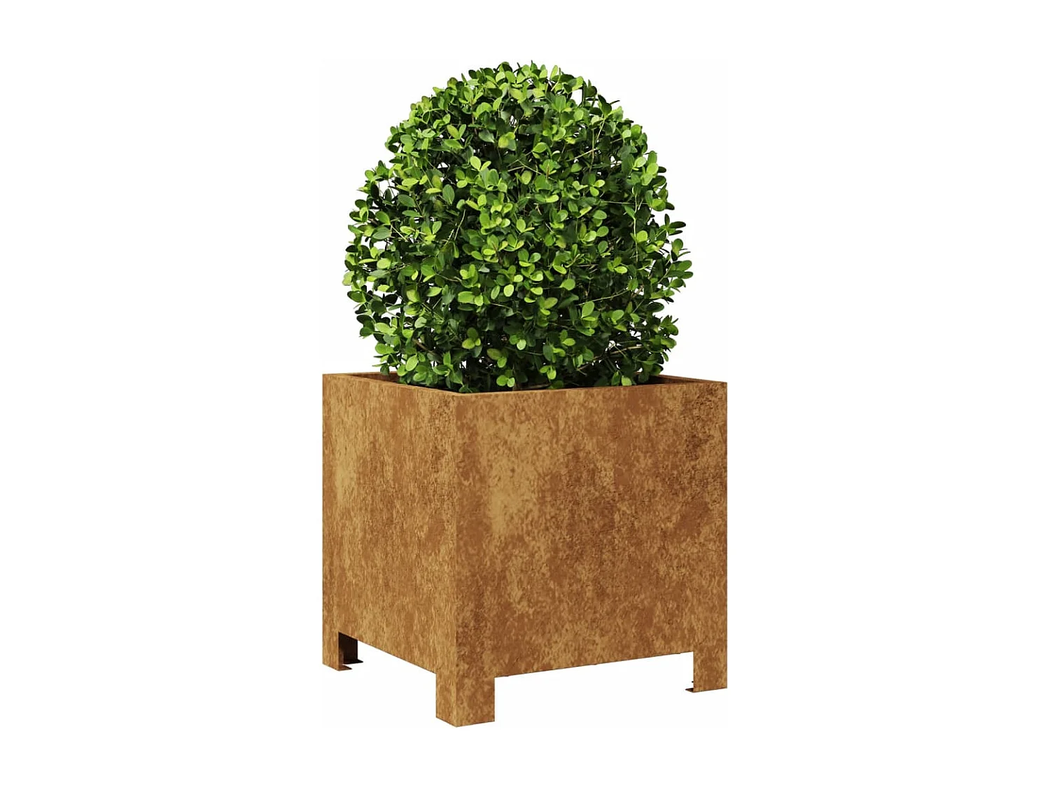 Jardinières 2 pcs 30x30x30 cm acier corten