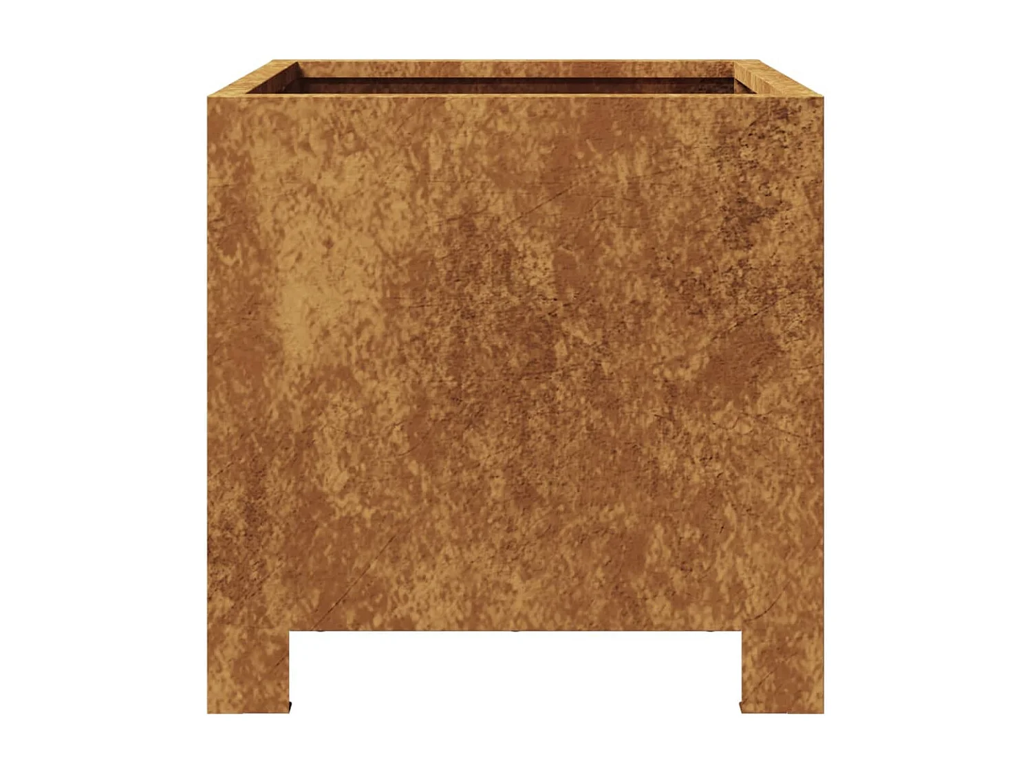 Jardinières 2 pcs 30x30x30 cm acier corten