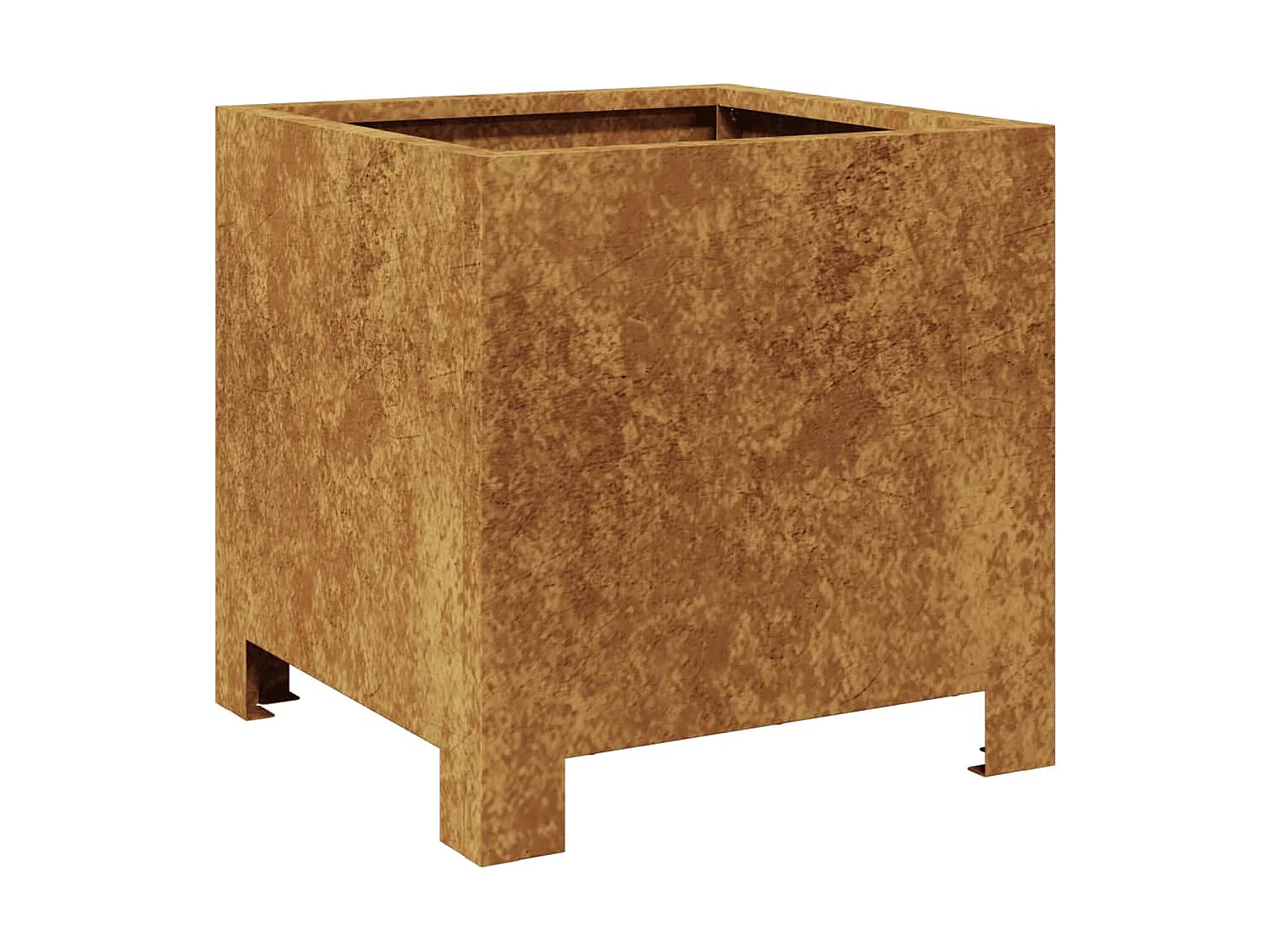 Jardinières 2 pcs 30x30x30 cm acier corten