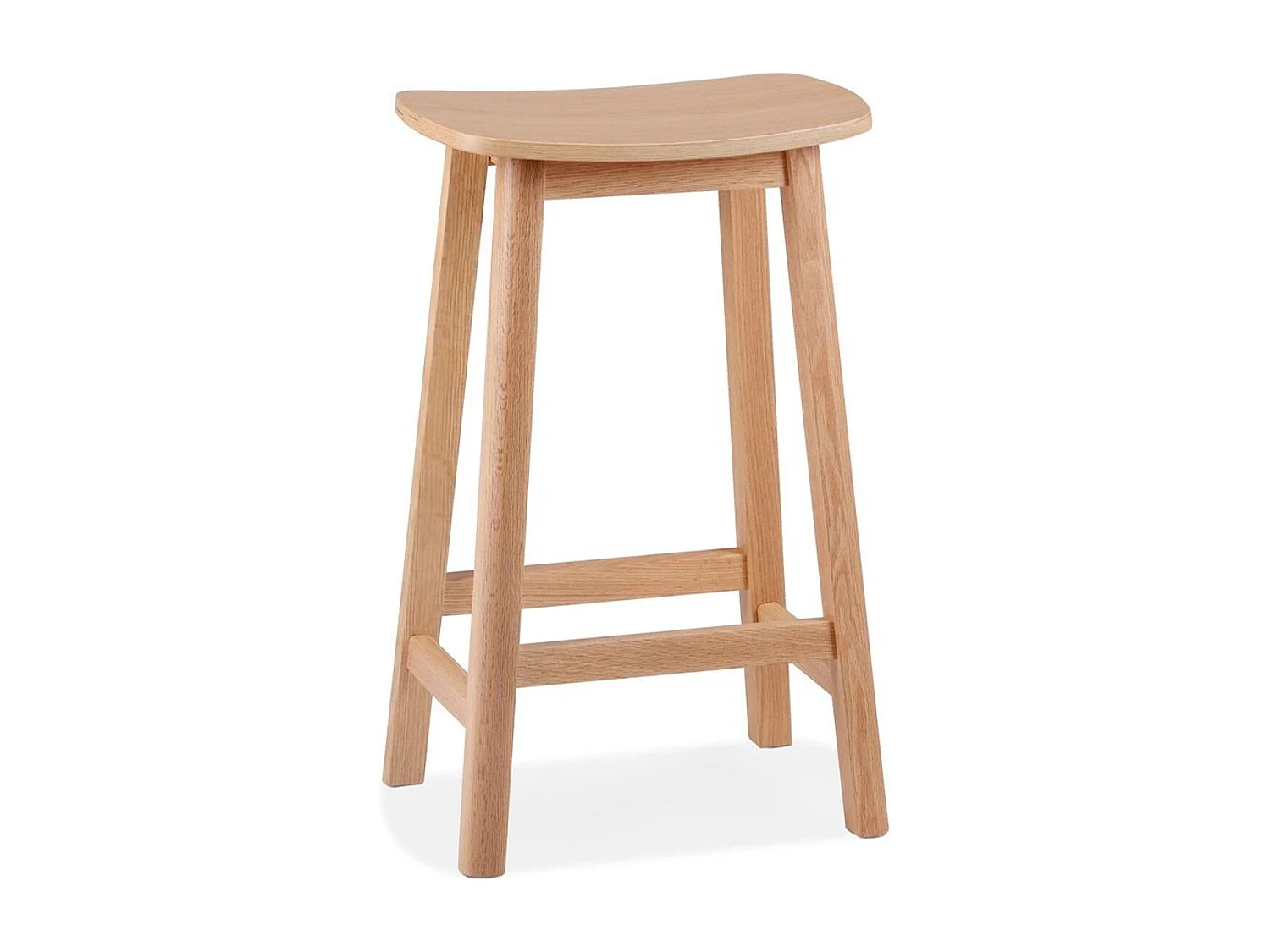 Mittelhoher Snackhocker - DUMAS - Beige - 41x32x66 cm