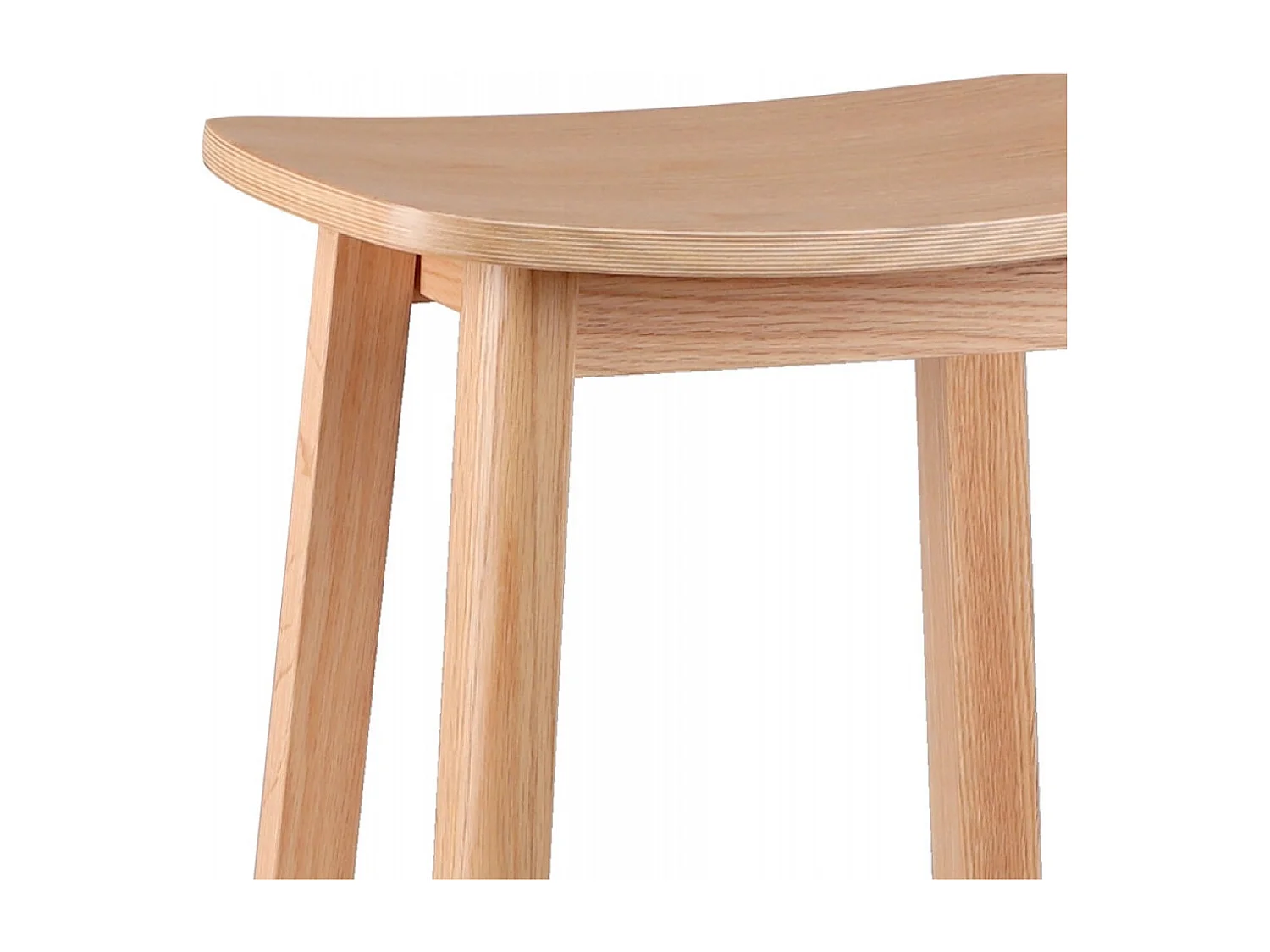 Mittelhoher Snackhocker - DUMAS - Beige - 41x32x66 cm