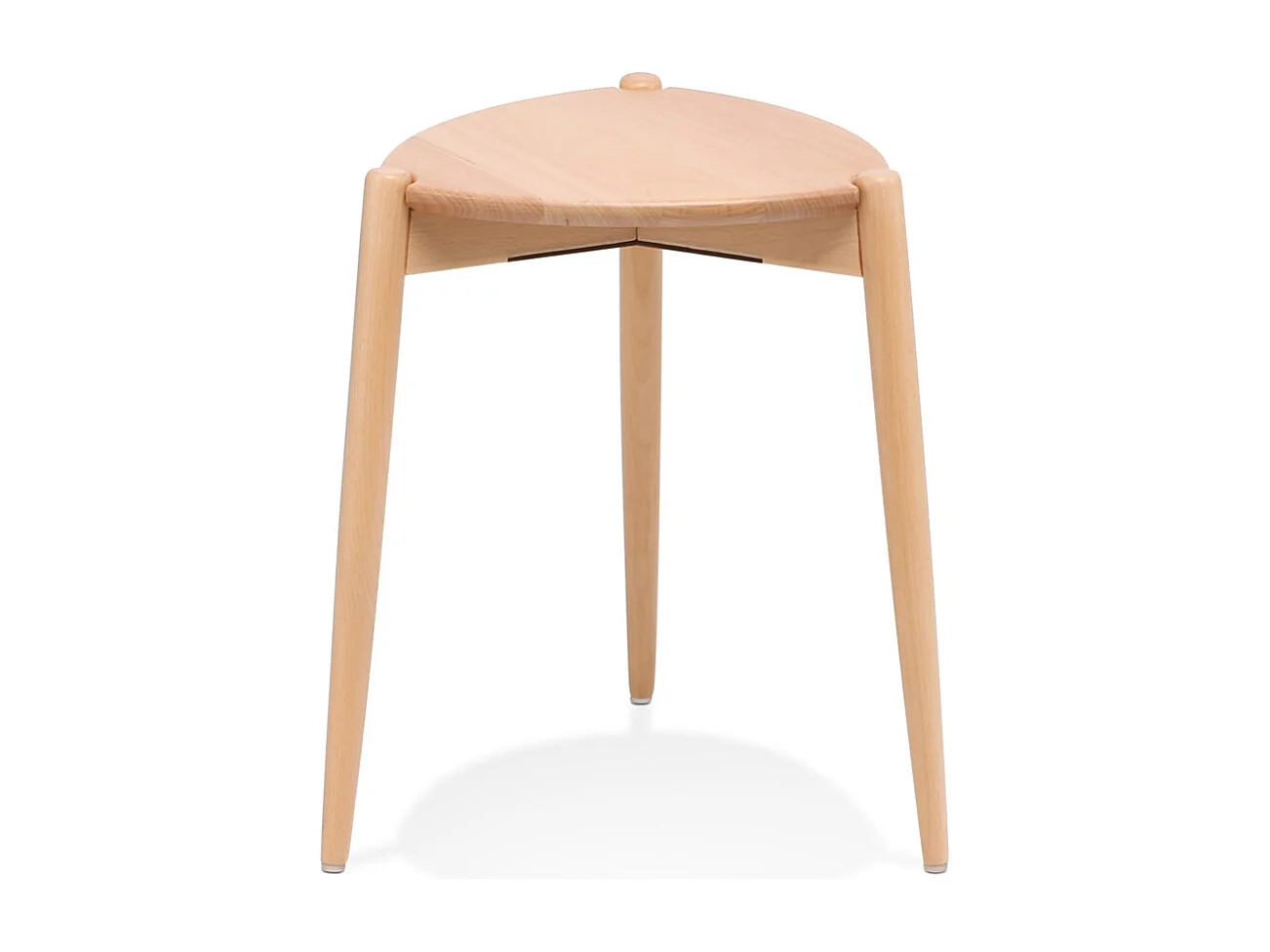 Sgabello basso impilabile -PINTADO - Beige - 36,5x39x44,5 cm