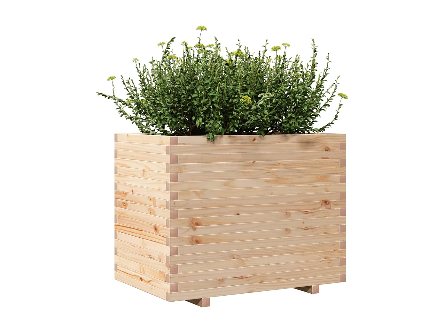 Jardinière 90x60x72 cm bois de pin massif