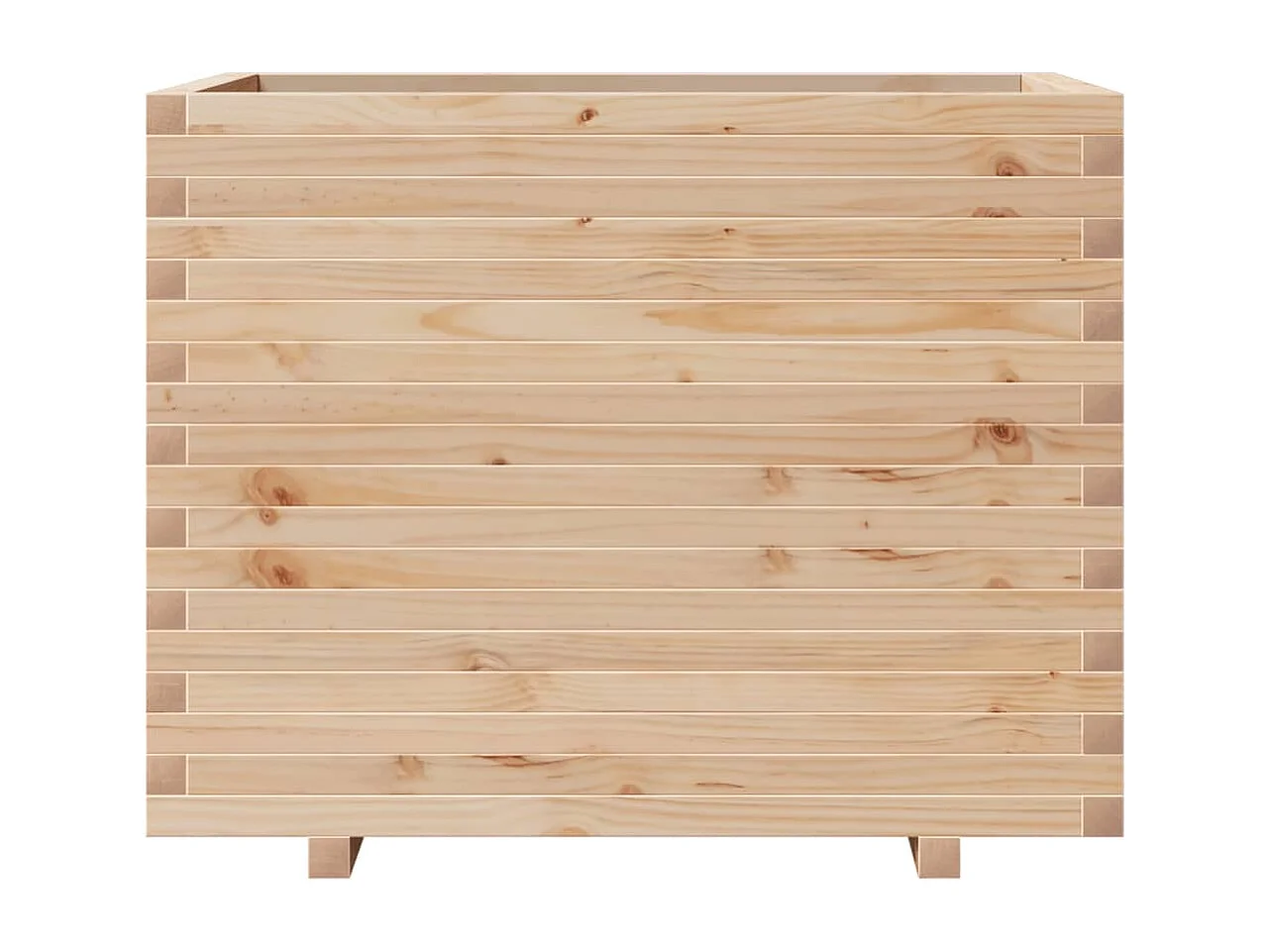 Jardinière 90x60x72 cm bois de pin massif