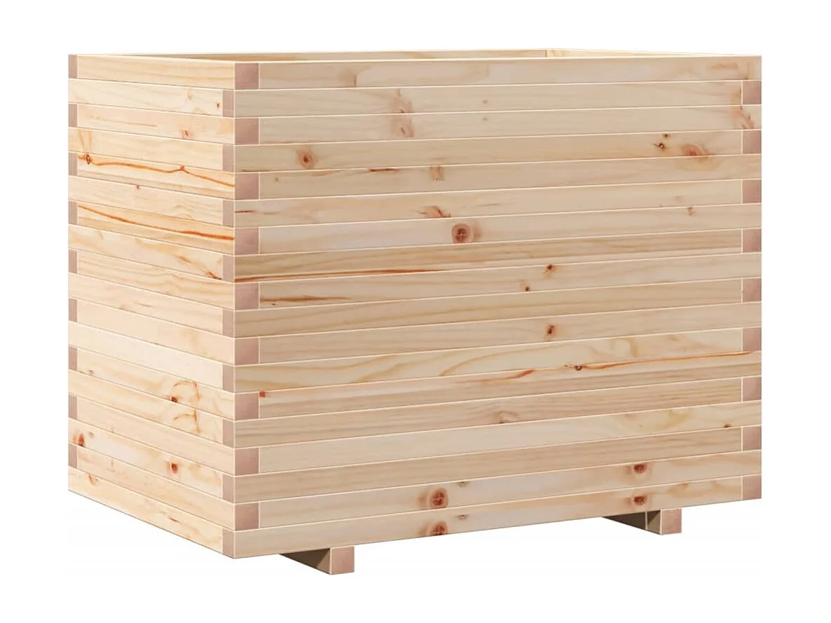 Jardinière 90x60x72 cm bois de pin massif