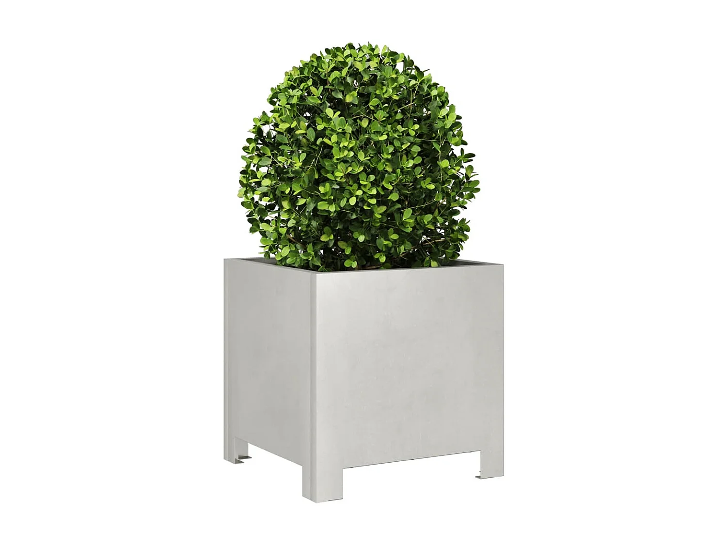 Jardinière 30x30x30 cm acier inoxydable