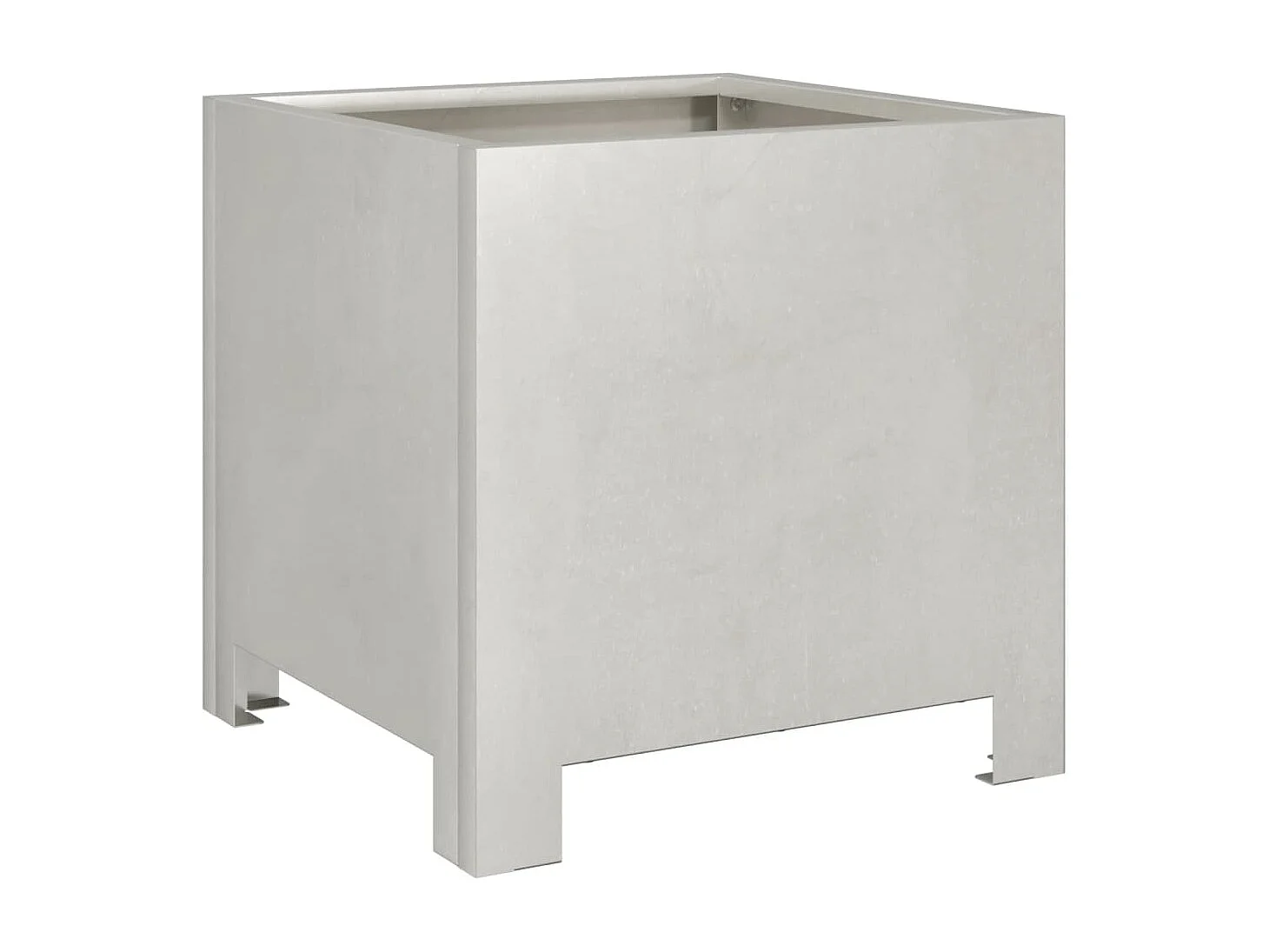 Jardinière 30x30x30 cm acier inoxydable