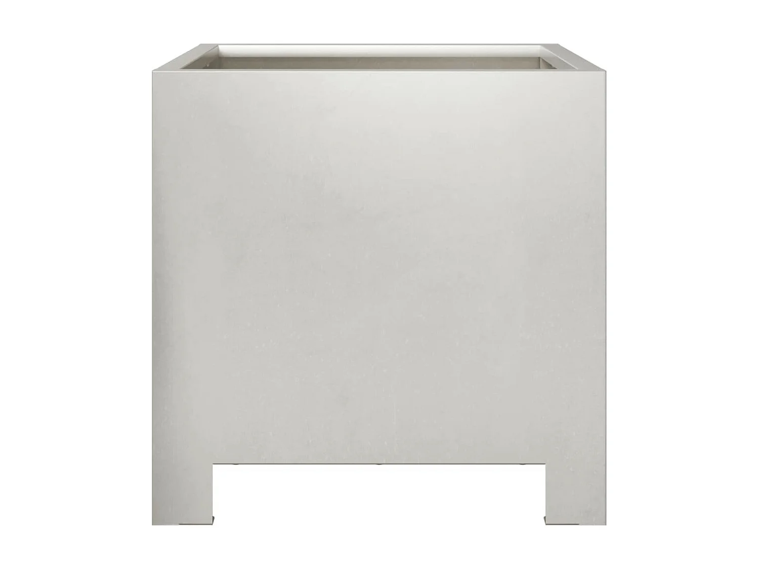 Fioriera da Giardino 30x30x30 cm in Acciaio Inossidabile