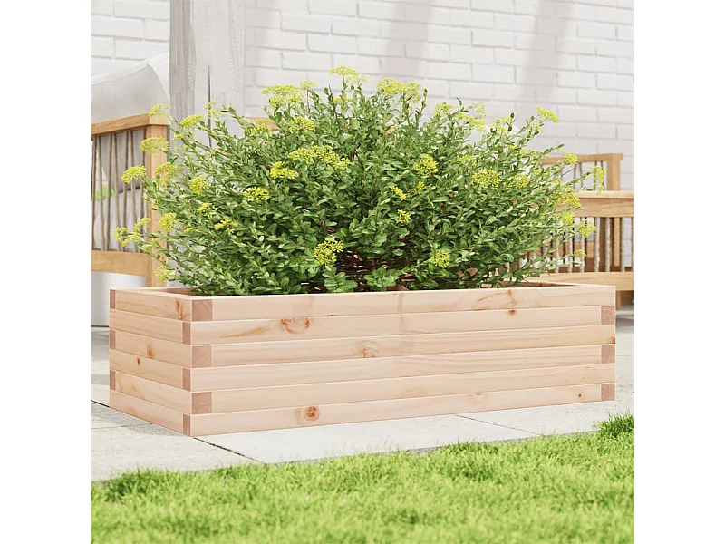 Plantenbak 90x40x23 cm massief grenenhout