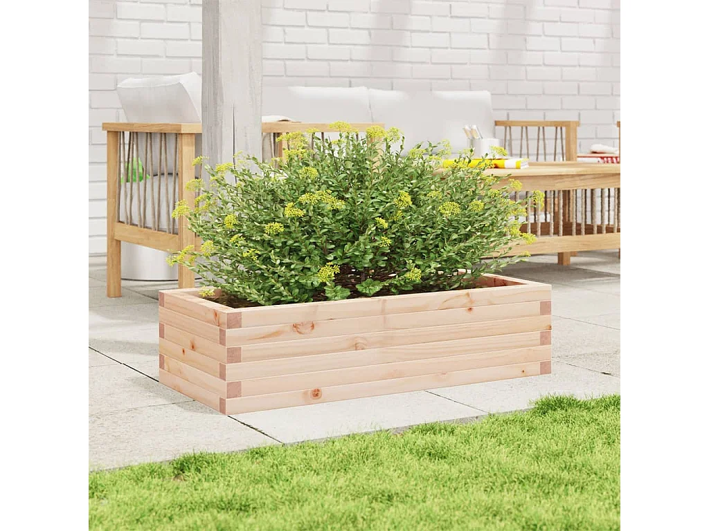 Plantenbak 90x40x23 cm massief grenenhout