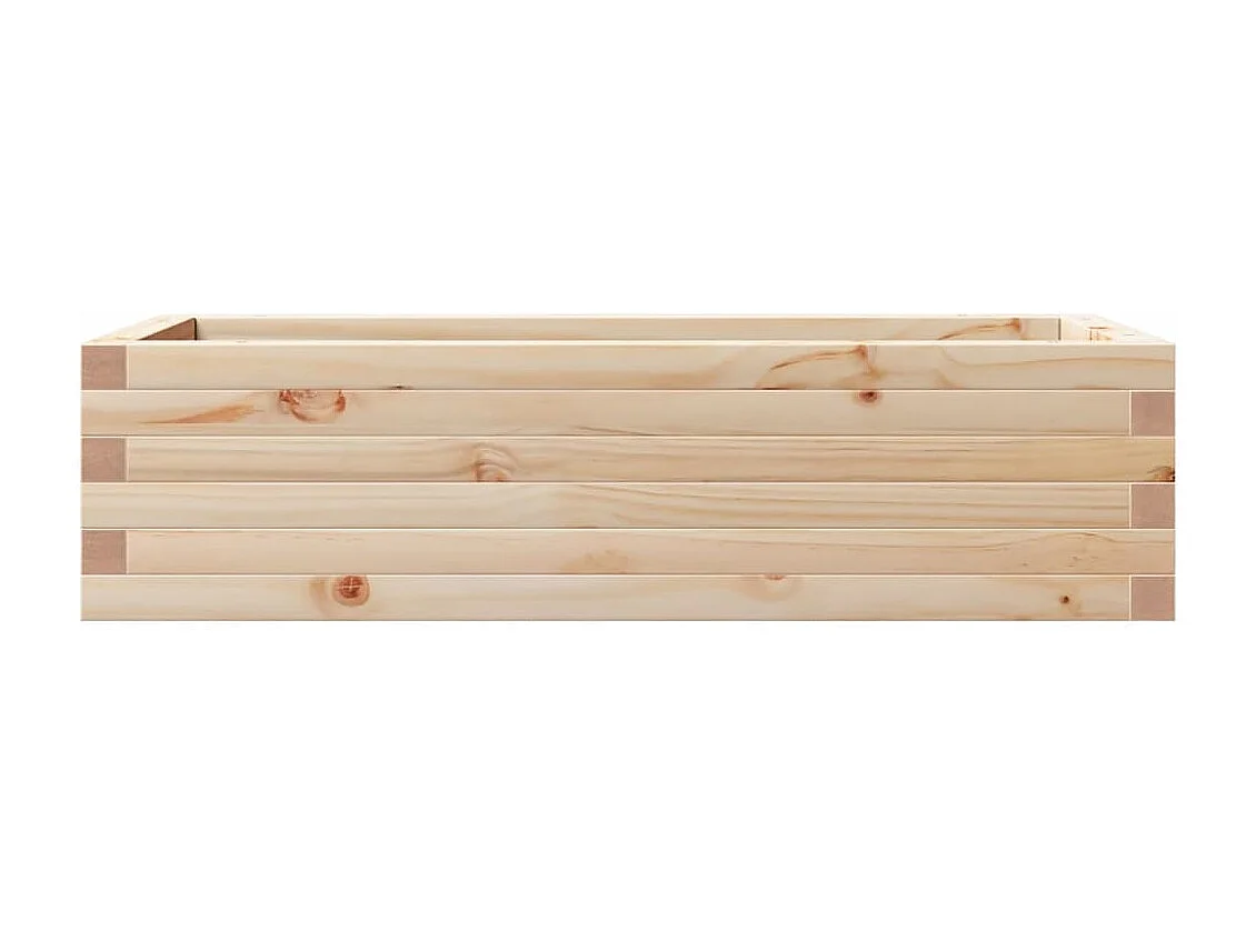 Jardinière 90x40x23 cm bois de pin massif