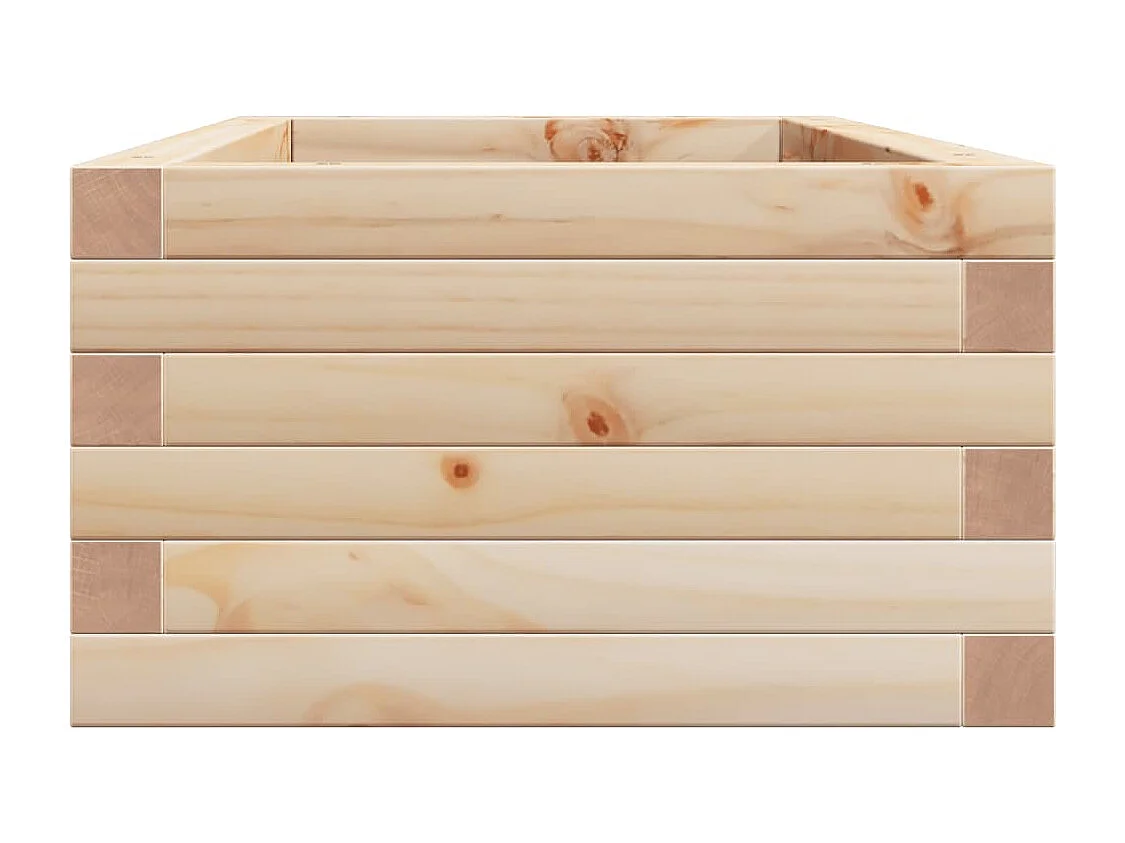 Jardinière 90x40x23 cm bois de pin massif