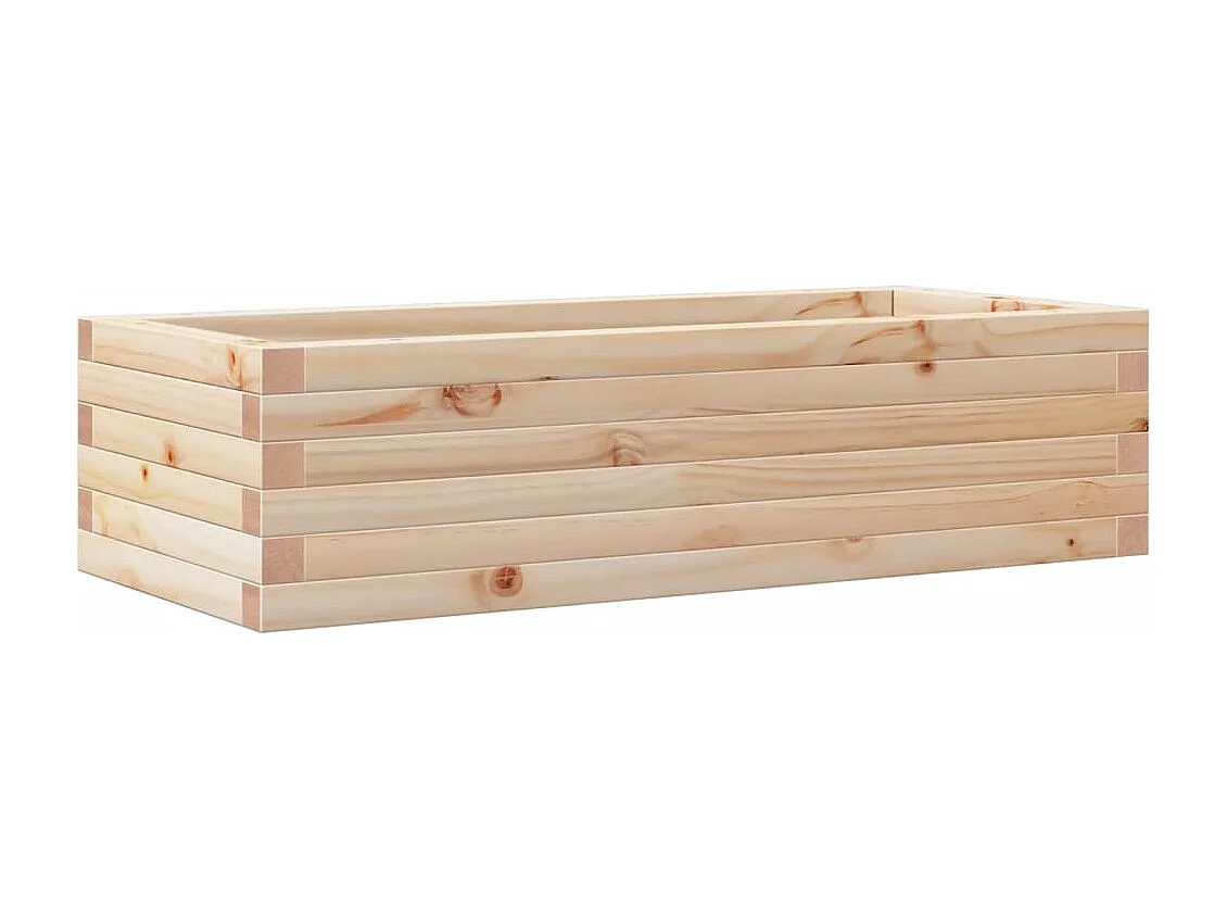 Jardinière 90x40x23 cm bois de pin massif